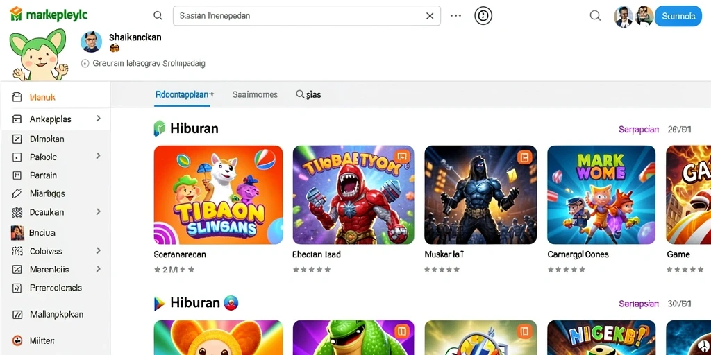 Fitur sosial yang memungkinkan pemain berinteraksi.