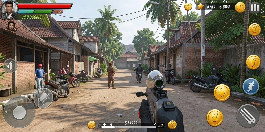 Level yang semakin menantang di setiap langkah.