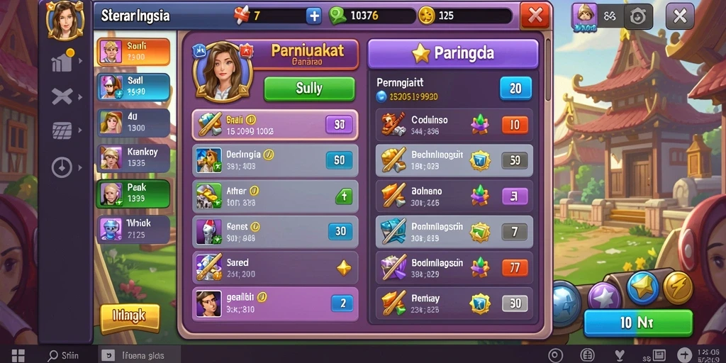 Tantangan seru di setiap level permainan yang menantang.