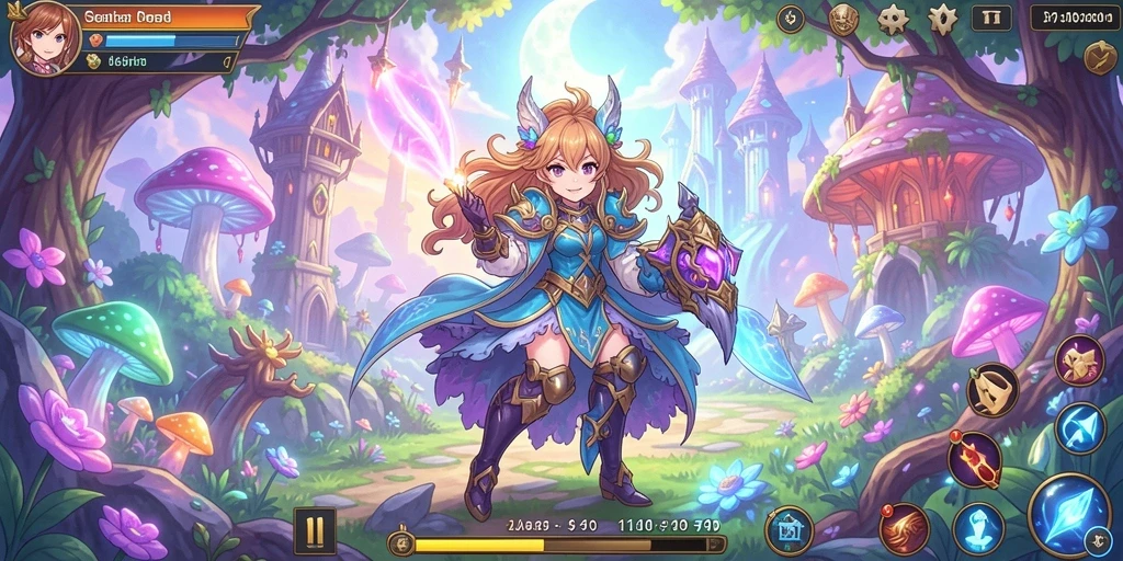 Grafis luar biasa yang memperlihatkan dunia game.