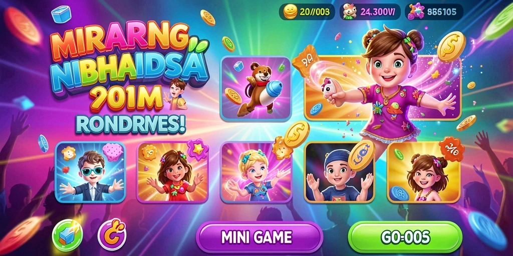 Level menantang dengan berbagai misi seru.