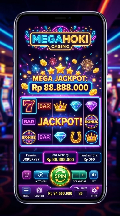 megahoki — layar beranda